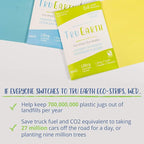 Tru Earth Compact Dry Laundry Detergent - Up to 128 Loads (64 Sheets) - Paraben-Free - Original Eco-Strip Liquidless Detergent, Travel - Fresh Linen | Packaging May Vary