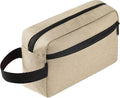 Icramsy Travel Toiletry bag Toiletry bag for women men Hanging Cosmetic bag Travel accessories for Women Men (Khaki)