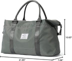 HYC00 Travel Duffel Bag,Carry-on Overnight Weekender Bags for Women,Sports Tote Gym Bag with Wet Pocket