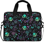 MNSRUU Laptop Bag for 15.6 inch Black Gothic Bats