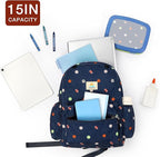 STEAMEDBUN Corduroy Kids Backpack for Boys and Girls 5-8: Boys Backpack for Elementary Kindergarten - 15 inch Cute Backpacks for Kids
