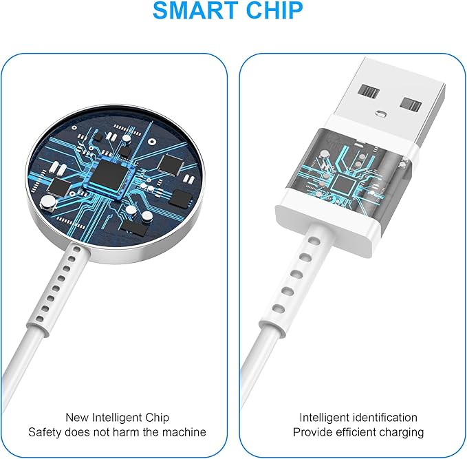 for Apple Watch Fast Smart iWatch Charger 3.3FT Magnetic Charging Cable with USB Wall Charger for Ultra2/Ultra/Series 9/8/7/SE/6/5/4/3/2/1