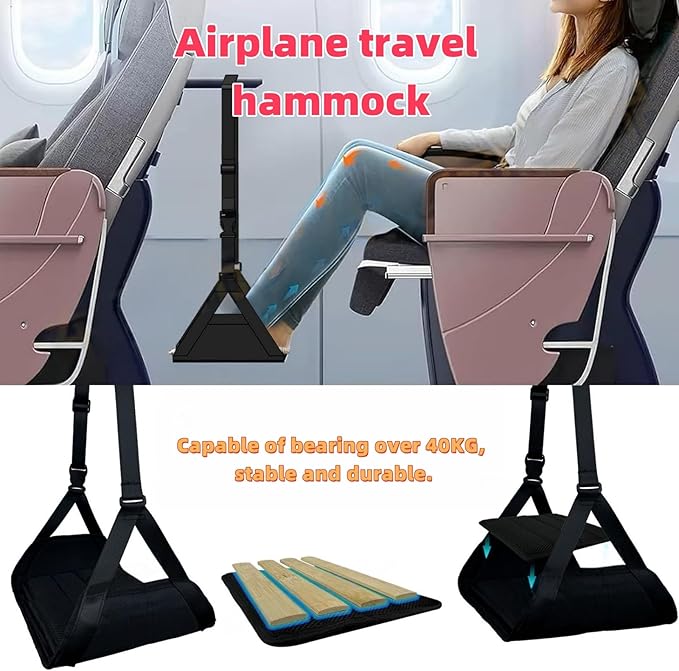 Airplane Footrest,Foot Hammock Airplane,Foot Hammock,Travel Accessories,Office/Plane Footrest/Essentials