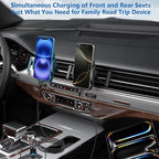 USB C Car Charger, KYOHAYA 2Pack 90W 4-Port Dual USB-C & USB-A Car Power Cigarette Lighter PD/QC3.0 Type C Car Carplay Charger Fast Charging for iPhone 17 17 Pro 16 15 14 13 12 11/Galaxy S26 S25/Pixel