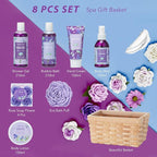 Mothers Day Gifts for Women, Bath & Shower Gifts for Women, Perfume Bath and Body Gift Basket, Skin Care Set, Spa Kit, Self-Care Set, Home Spa Gift, Relaxation Gift, Birthday, Christmas, Anniversary