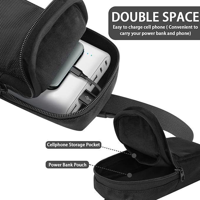 Travel Case for Anker PowerCore 26800mAh, RAV Power 26800/20100/20000mAh, ROMOSS 30000mAh External Battery Pack
