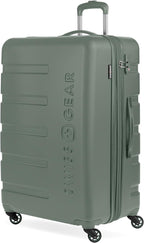 SwissGear 7366 Signature Hardside Expandable Luggage with Spinner Wheels, TSA Lock, Olive, Checked-Large 27-Inch