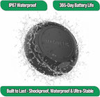 Magnetic Hidden GPS Tracker for Vehicles – 365 Days Battery Life, No Subscription, Car Tracker Device Hidden (Android Tracker)