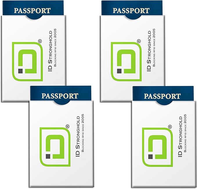 RFID Blocking Credit Card Sleeve Protectors – USA Made Slim Wallet Inserts for Credit Cards, Debit Cards & ID Protection (20, Leather Look - 20 Pack)