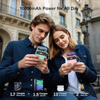 Portable Charger Built-in Cables,10000mAh Power Bank for iPhone,Fast Charge USB C Battery Pack Travel Essentials Slim Lightweight Powerbank Compatible with iPhone 17/16/15/14, Samsung, Android, etc