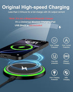 Wireless Charger Samsung Galaxy, Cargador Inalmbrico Samsung for Galaxy S26 S25 Ultra S25+ S24, 15w Fast Cordless Charging Pad for Google Pixel 10 Pro XL/9a/8 Wireless-Enabled Android Phone Station