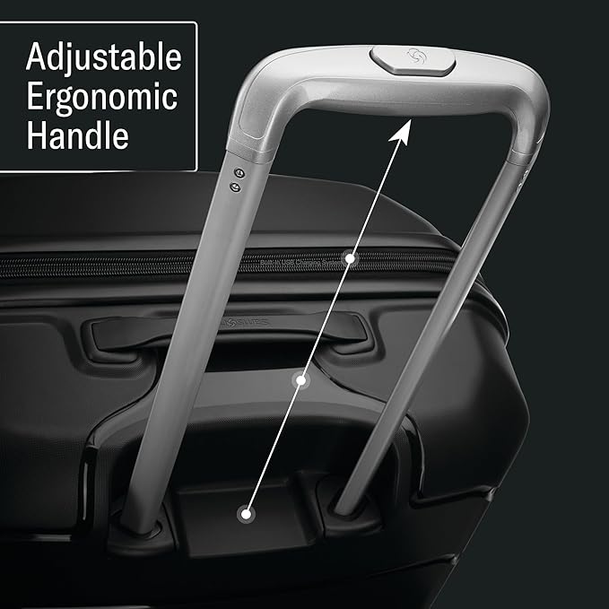 Samsonite Freeform Hardside Expandable with Double Spinner Wheels, Merlot, Checked-Medium 24-Inch