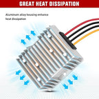Nilight 24V to 12V Voltage Converter 240W 20A Regulator Step Down to 12VDC Waterproof DC Convert Reducer Power Supply Transformer Module for Golf Cart Scooters Trucks
