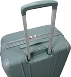 Jessica Simpson Countryside 2-Piece Set (21" & 30") Expandable 8-Wheel Spinner Large Checked Luggage Suitcase, Chinois Green