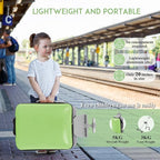 Apelila 3-in-1 Ride-On Suitcase with Detachable Heavy-Duty Cart | 20” Carry-On for Kids Converts to Stroller & Folding Utility Wagon | 80kg Load Capacity, Airline Approved