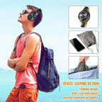Rydohi Bluetooth Headphones Over Ear, 68H Playtime and 3 EQ Music Modes Wireless Headphones with Microphone/Deep Bass, HiFi Stereo Foldable Lightweight Headset for PC Home Travel Office