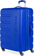 SwissGear 7366 Signature Hardside Expandable Luggage with Spinner Wheels, TSA Lock, Cobalt, Checked-Large 27-Inch