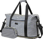 Expandable Travel Duffle Bags Weekender Overnight Bags for Women Men Hospital Bag for Women Labor Delivery with Toiletry Bag Waterproof