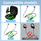 4 Pair Replacement Ear tip for Powerbeats Pro, Beats Earbuds Replacement Tips,Wireless Earphone Headphones, Silicone Earbuds Buds Set with Cleaning kit