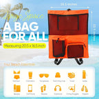 HOHOM Swim Mesh Beach Bag, Waterproof Gym Bags for Women and Men, Large Pool Bag Swimming Gear Drawstring Backpack