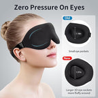 NEWVANGA Sleep Mask for Back and Side Sleeper, Block Out Light, Luxury Sleeping Eye Mask of 3D Night Blindfold, Zero Pressure Breathable Travel Eye Cover Grey