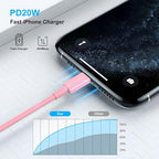 2 Pack [ Apple MFi Certified ]iPhone Charger 6ft,Long Lightning to USB Cable 6 Feet,Fast Apple Charging Cable Cord 6 Foot for iPhone 14/14 Max/13Pro Max/12Mini/11Pro/11/XS/XR/8/7/6s/iPad,Air Original