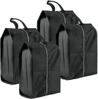 Shoe Bags for Travel, 4 Pack Extra Durable Travel Shoe Bags for Storage and Packing, Reusable Water-proof Shoe Bag with Smooth Zipper, Portable Travel Essentials