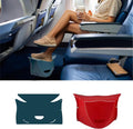 Travel Foot Rest for Airplane Long Flights,Portable Folding Under Desk Foot Stool,Relieves Back & Knee Pain,Comfortable for Long Flights,Cars,Trains,Ultralight Mini(Red+Blue)