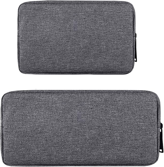 CAAORDKSO Electronic Organizer Travel USB Cable Accessories Bag/Case, Waterproof Electronics Accessories Case Organizer Bag for USB, Cable, Cord, Charger, Phone, Power Bank, Earphone (Small-Dark Gray)