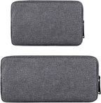 CAAORDKSO Electronic Organizer Travel USB Cable Accessories Bag/Case, Waterproof Electronics Accessories Case Organizer Bag for USB, Cable, Cord, Charger, Phone, Power Bank, Earphone (Small-Dark Gray)