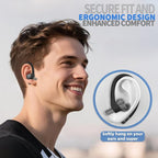 Anti-Slip Ear Hooks for Galaxy Buds 3 Pro (2024) & Galaxy Buds 3 FE (2025), Comfortable Fit | Sports Anti-Loss | Memory Titanium Alloy Ear Hooks Compatible for Samsung Buds 3 Earbuds w/Lanyard, Black