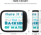2 Pack the Backside of Water-Jungle Cruise Luggage Handle Wraps Suitcase Tags Identifiers for Travel Accessories