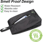 KOSMCCO 2Pcs Smell Proof Cleat Bag - Athletic Soccer & Golf Shoe Bag for Smelly Cleats and Gym Shoes | Durable, Water-Resistant, and Easy to Clean