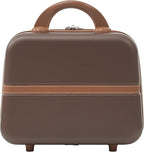Luggage Sets, 2 Piece Carry on Luggage Set with Travel Bag, 2 Piece Expandable Spinner Hardshell Suitcase with TSA Lock, Back to School Suitcase, Women Men (Brown, 20/24 inch+Cosmetic Case)