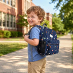 STEAMEDBUN Corduroy Toddler Backpack for Boys Girls 2-4, Kids Preschool Backpack for Kindergarten