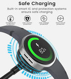 2Pack USB C Charging Cable Compatible with Samsung Galaxy Watch 8/8 Classic 7/6/6 Classic/5 Pro/5/4/3/FE/Ultra 2025/2024/Active 1/2 Type C Magnetic Charger for Samsung Galaxy Watch