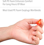 Howard Leight by Honeywell Maximum Disposable Earplugs Box, 200 Pair,Orange