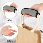 2 Pack Luggage Handle Wraps for Suitcase Bright Color Luggage Handle Covers Suitcase Tags identifiers Travel Accessories for Airplane/Flying (Grey)