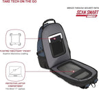 SWISSGEAR 1900 ScanSmart TSA Laptop Backpack Fits 17 Inch Laptop with RFID Protection and Tablet Pocket, Blueberry, 19-Inch