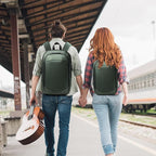 Slim Laptop Backpack for Men,Waterproof Expandable High Tech Business Work Backpack for Men and Women15.6 Inch Lightweight Anti-theft Travel Backpack Durable College Casual Daypack Computer Laptop Bag