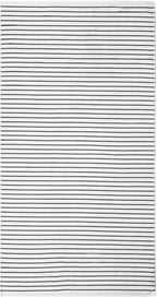 Black & White Brands Brazilian Beach/Pool/Bath Towel - Ultimate Absorbent Luxury XL 36x70 100% Cotton Wave (4 Towels, Black Poly Stripe)