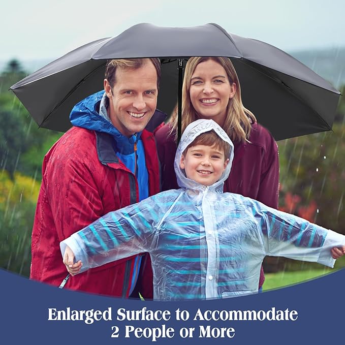 Hillban Set of 12 Windproof Travel Umbrellas Bulk Portable Folding Compact Umbrella for Rain Sun for Wind Backpack Men Women
