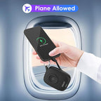 Small Portable Charger 5000mAh,iWatch Wireless Charger Mini Power Bank with Built-in Cable,Travel Keychain Charger for Apple Watch 11/10/9/8/Ultra/7/6/Se/5/4,iPhone 17/16/15/14/13/12,Android Phone