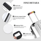 2 Pack Retro Polka Dot Striped Rainbow Luggage Handle Wraps Suitcase Tags Identifiers for Travel Accessories