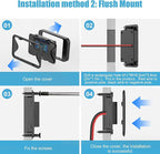78W 4 Port 12V USB Outlet Wall Mount, Dual 36W PD & Dual 18W QC3.0 Lightweight Surface Mount Charger Socket Panel with Button Switch for Bus RV Truck Marine Golf Cart