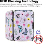 Credit Card Holder Small RFID Blocking Wallet Business Metal Slim Mini Aluminum Hard Case for Women Men