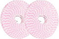 uxcell 2 Pcs Portable Travel Clothesline, 16.4ft Clothes Line Outdoors Travel Hanger Foldable Clothesline Rope with Hooks for Camping Hotel Backyard Home Cruise Ship, Pink