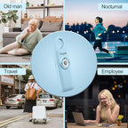 Thopeb– Personal Safety Alarm for Women–135dB Siren, Strobe Light and Rechargeable - Safety Alarm Keychain for Women (Aqua)