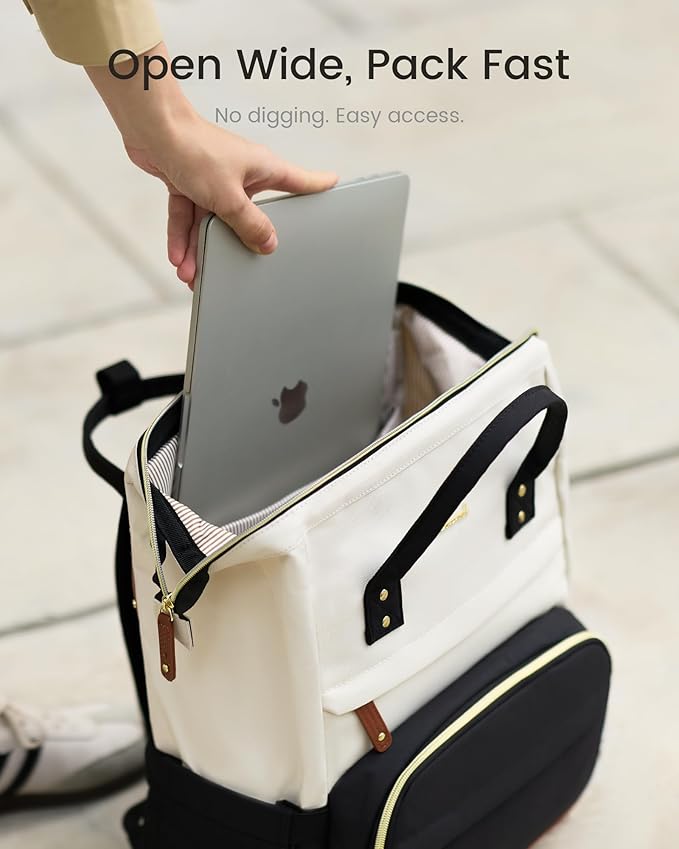 LOVEVOOK Laptop Backpack for Women, 15.6 Inch Work Business Backpacks Purse With Large Capacity