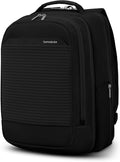 Samsonite Paralux 2-in-1 Travel Backpack, Converts into Main Bag + Go Bag, Lay-Flat Packing, StackIt™ Strap, Laptop Sleeve & Integrated AirTag™ Holder - Business & Adventure Travel Bag - Black